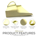 Cream Metal Hooded Dustpan
